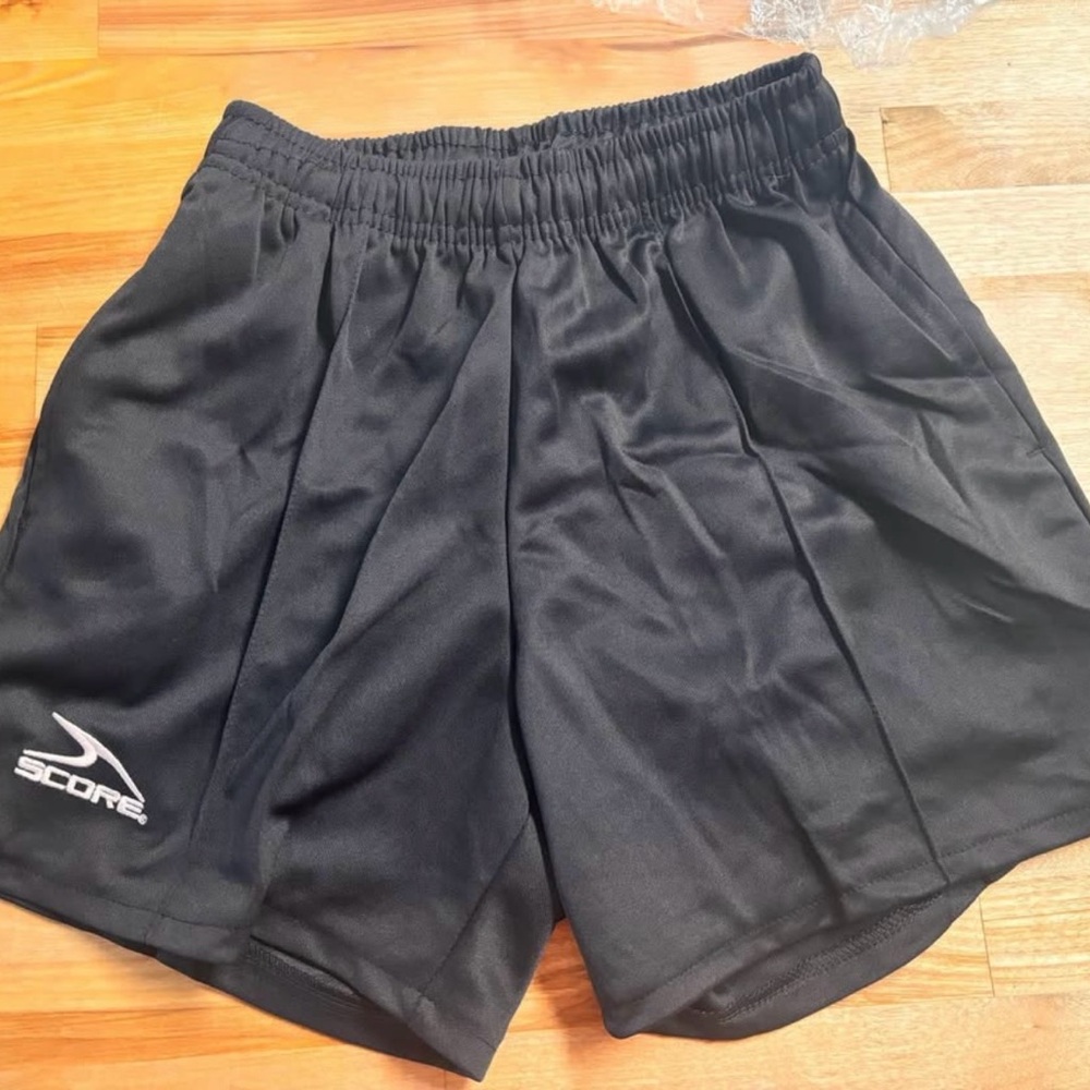 Score Women's Black Athletic Shorts referee
